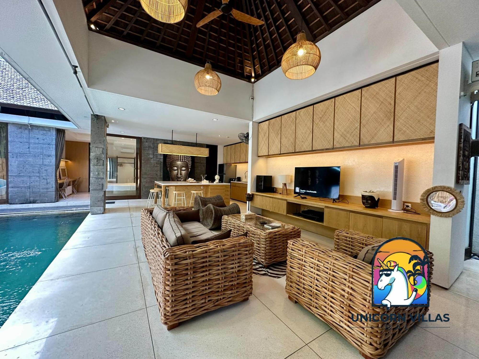 Villa Di Sawah - By Unicorn Villas Bali Kerobokan Exterior foto